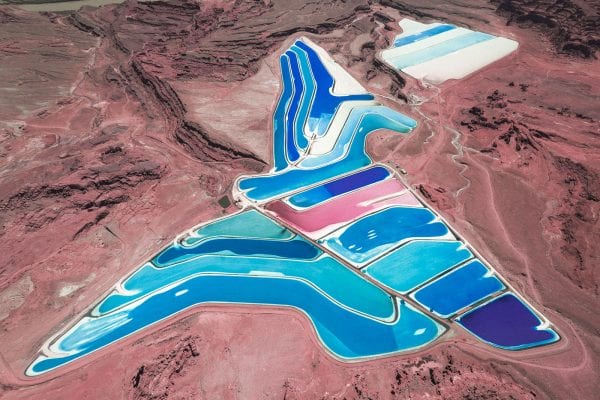 Science fiction landscape picture in world of surreal and ethereal beauty, made of endless colors and electric light, by reuben wu