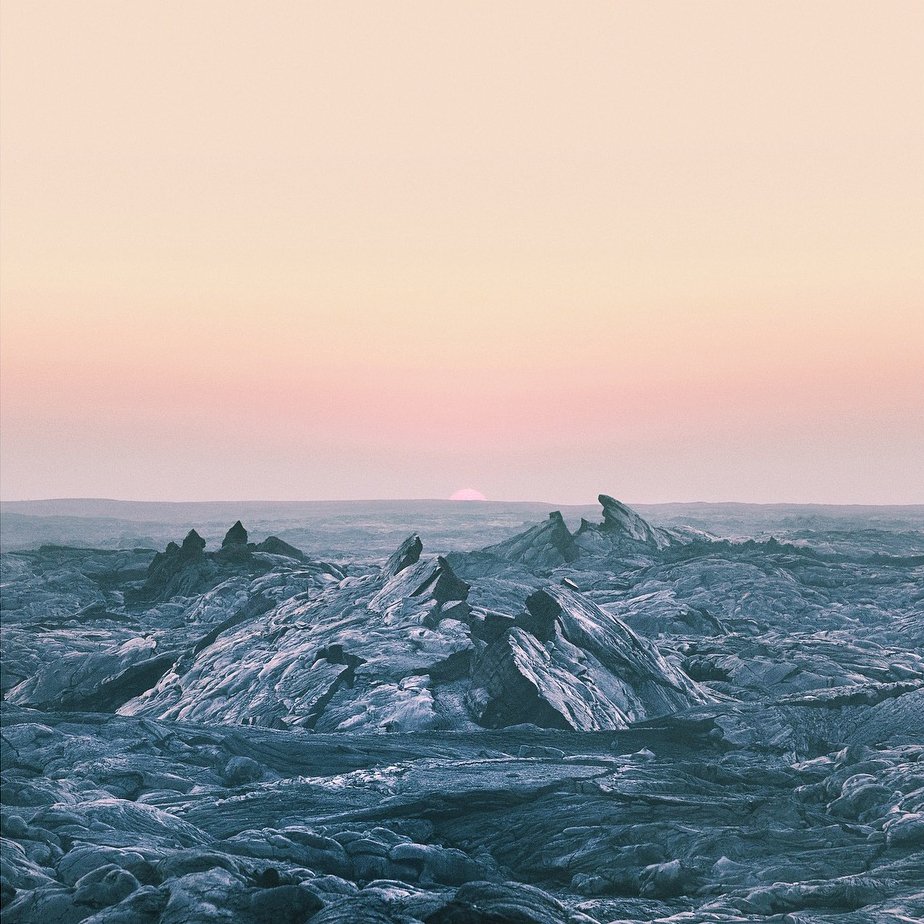 Science fiction landscape picture in world of surreal and ethereal beauty, made of endless colors and electric light, by reuben wu