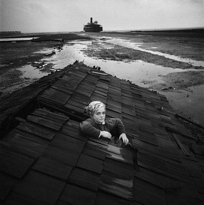 Boy in Flood Dream, Ocean City, New Jersey, 1972 © Arthur Tress Photography