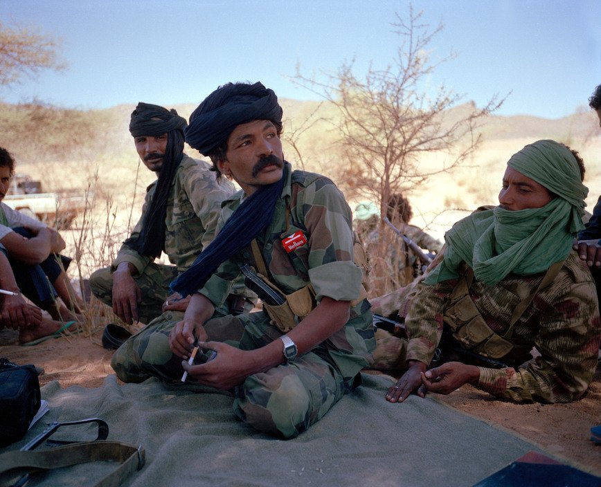 Raymond Depardon - Luchadores por la libertad tuareg, Malí 1990