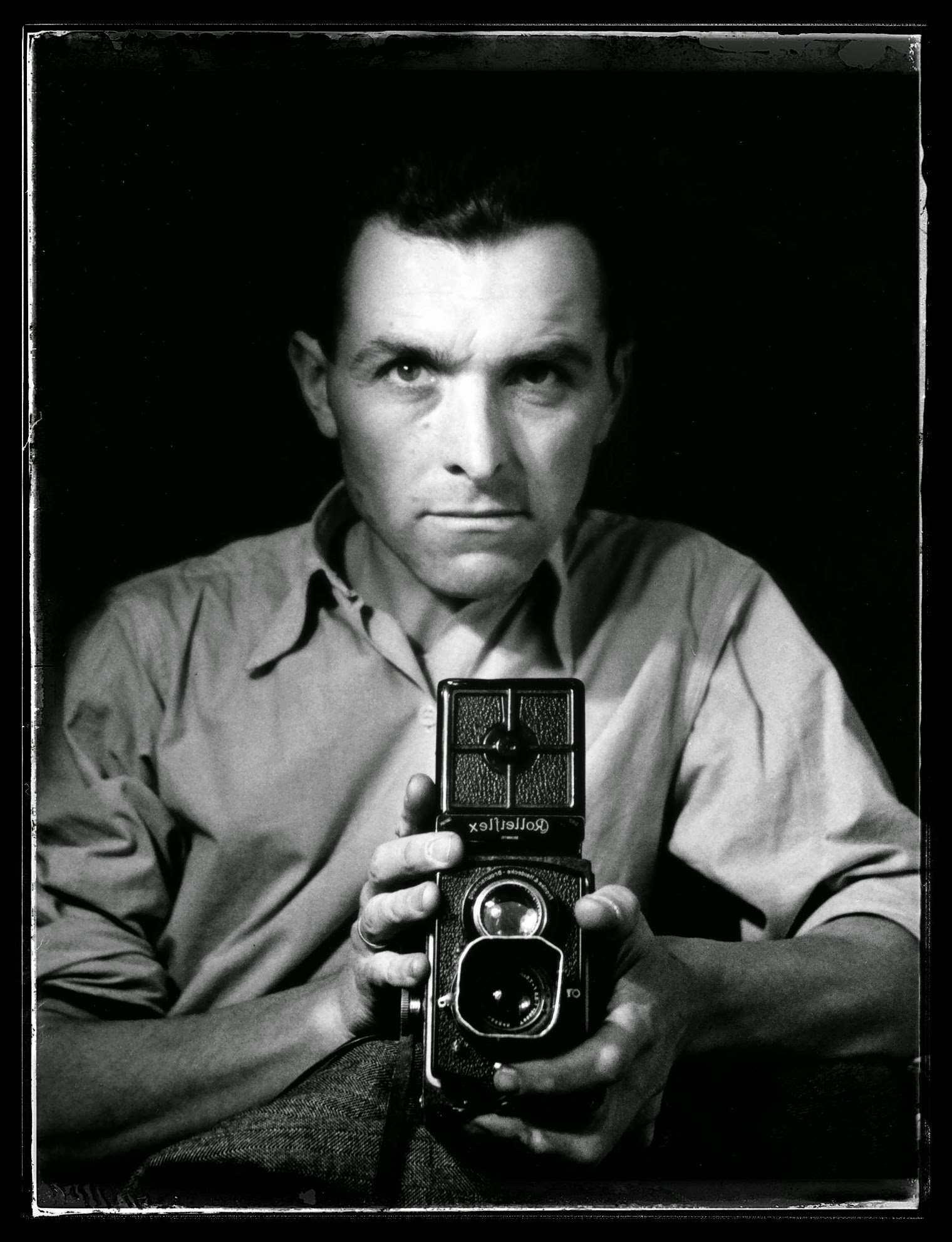 Robert Doisneau Autorretrato Rolleiflex