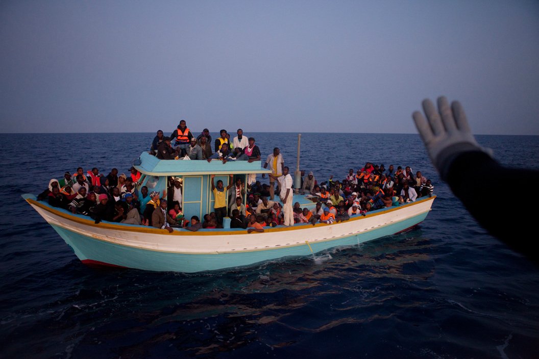 Lampedusa, Italy, 2011 © Patrick Zachmann / Magnum Photos