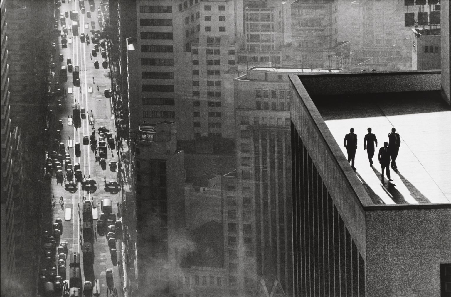 Brazil René Burri street photography men building