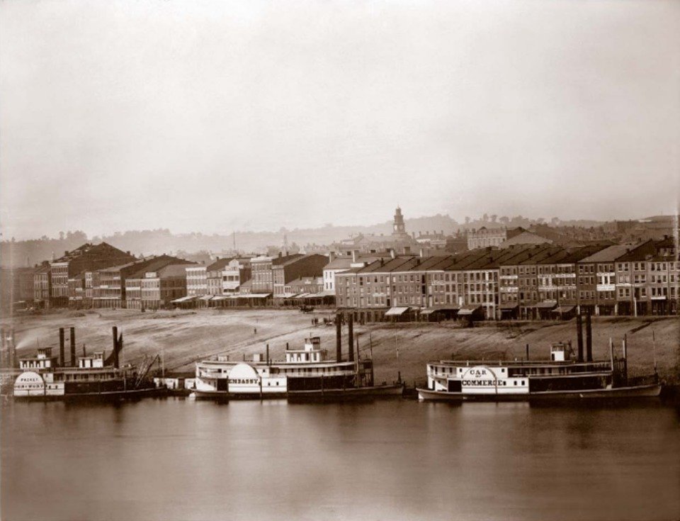 Ohio River in Newport, Kentucky 1848 © Charles Fontayne/W.S. Porter History of Landscape Photography