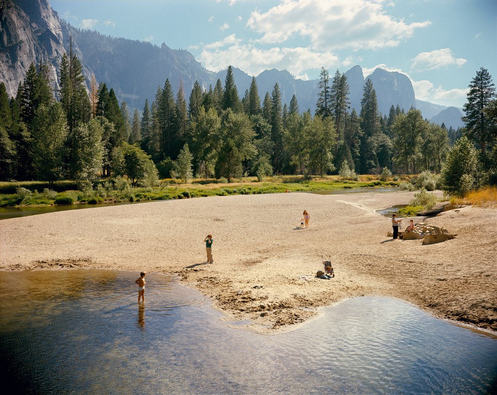 Landscape Photography swimmers in Yosemite National Park, California, USA Stephen Shore
