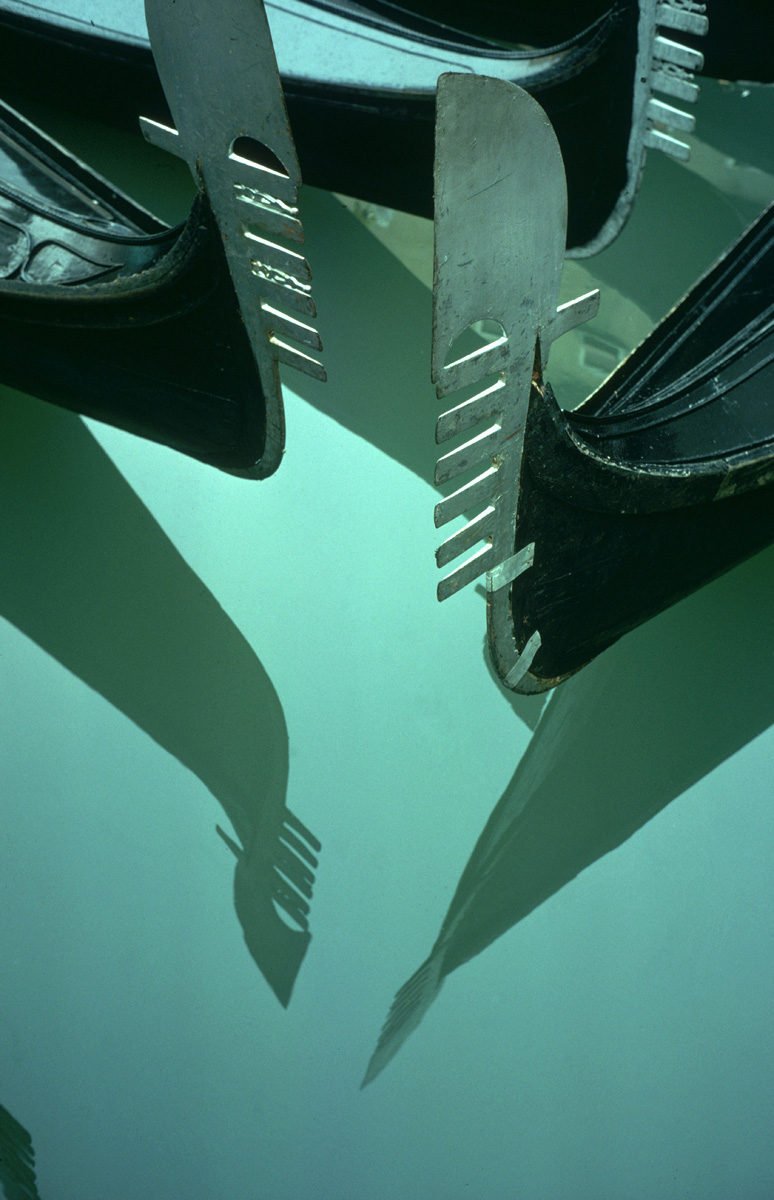 Gondola Reflection, Venice, Italy 1955 Ernst Haas