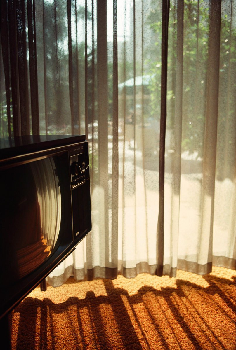 TV Photograph by Ernst Haas, California, 1976