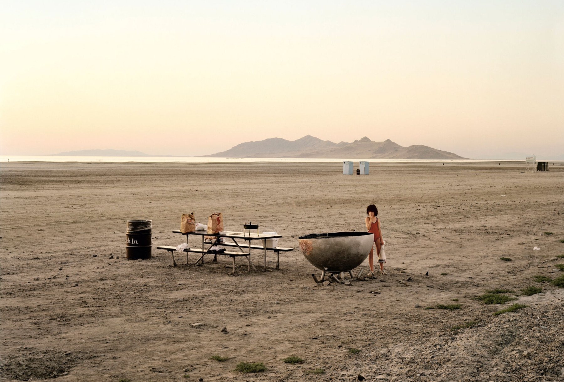 Great Salt lake, Utah, August 1979 Color Photography by Joel Sternfeld