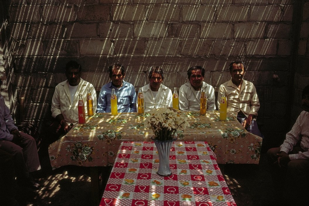 MEXICO. Oaxaca. 1992. Community leaders meet to discuss problems © David Alan Harvey