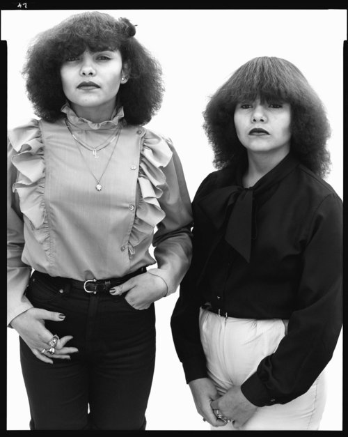 Myrna Sandoval e sua sorella Claudia, El Paso, Texas, 20 aprile 1982 Dall'ovest americano