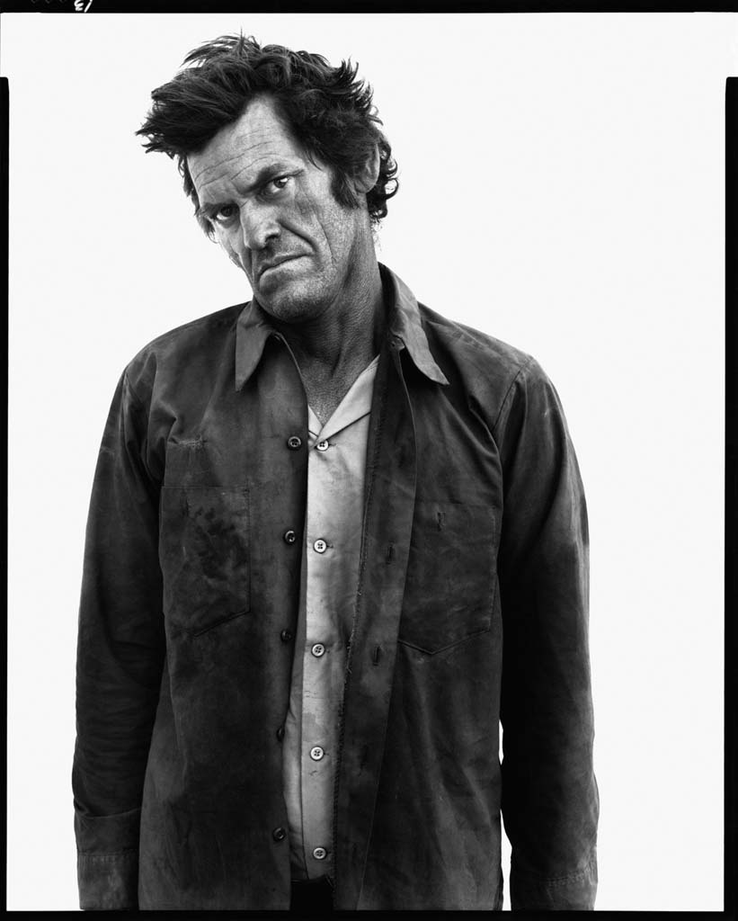James Kimberlin, drifter, State Road 18, Hobbs, New Mexico, 7 ottobre 1980 - Ritratti fotografici di Richard Avedon nel West americano