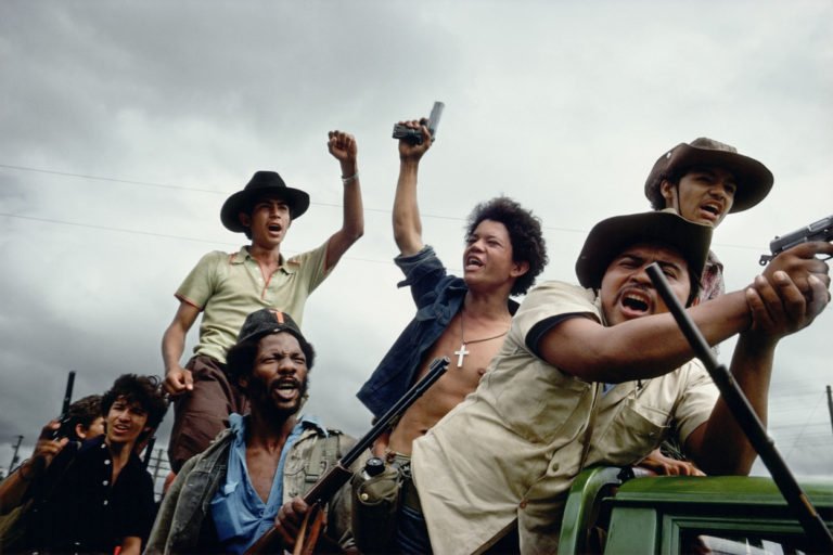 Street fighter, Managua, Nicaragua, 1979