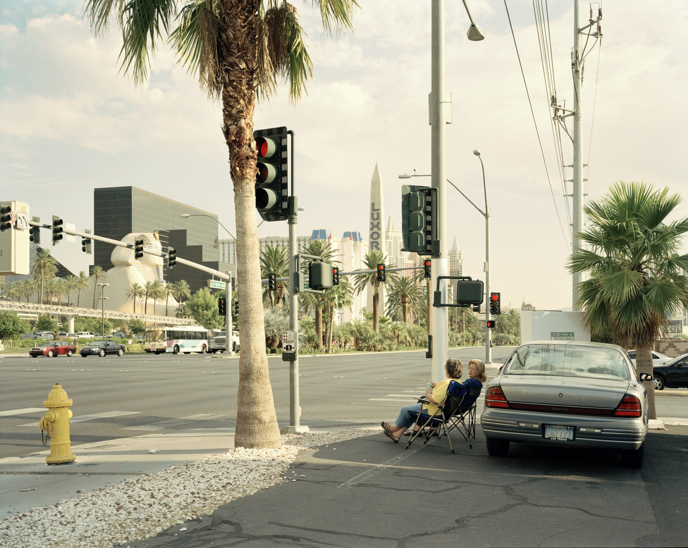 Roadside Picnic, Las Vegas, USA, 2005 photograph by Nadav Kander
