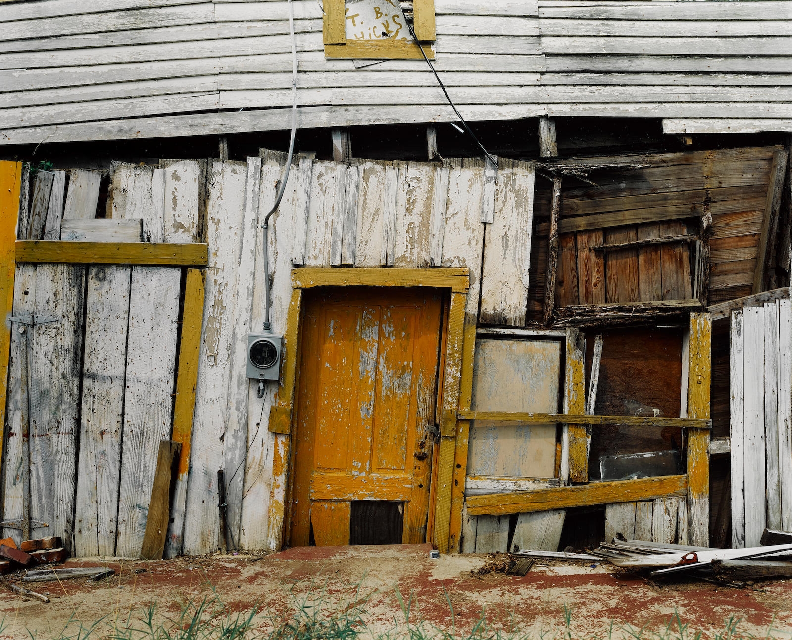 TB Hicks' Store (Detail), Newbern, Alabama , 1991 © William Christenberry