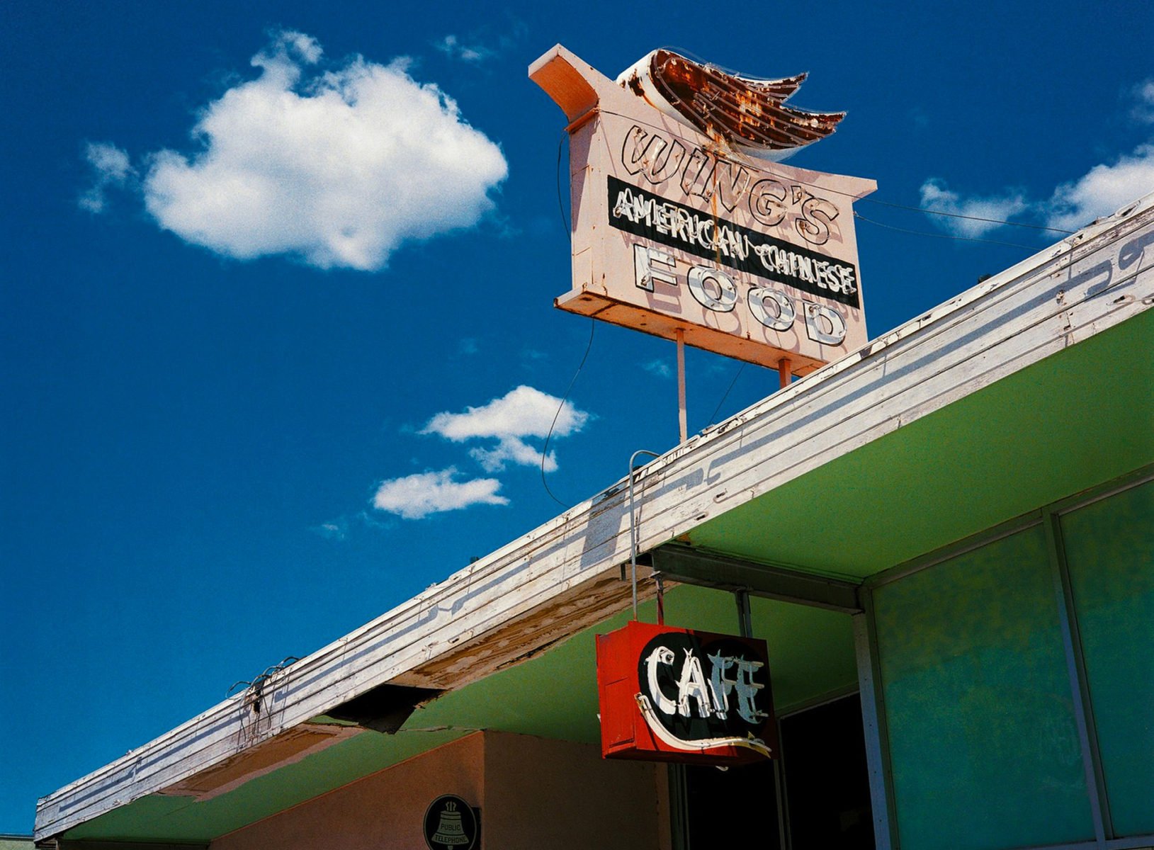 American Chinese », Superior, Arizona, 1983 photographie de Wim Wenders