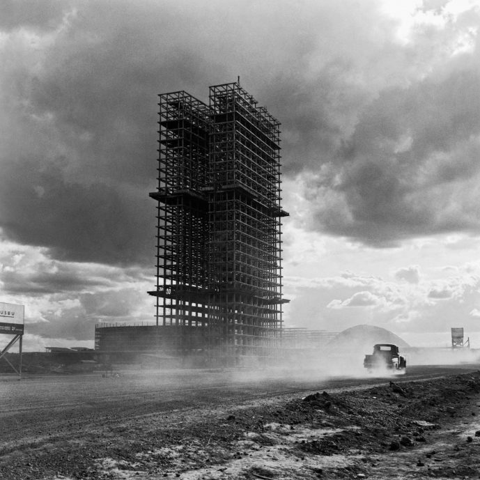 Schwarzweiss-Architekturfoto durch Marcel Gautherot