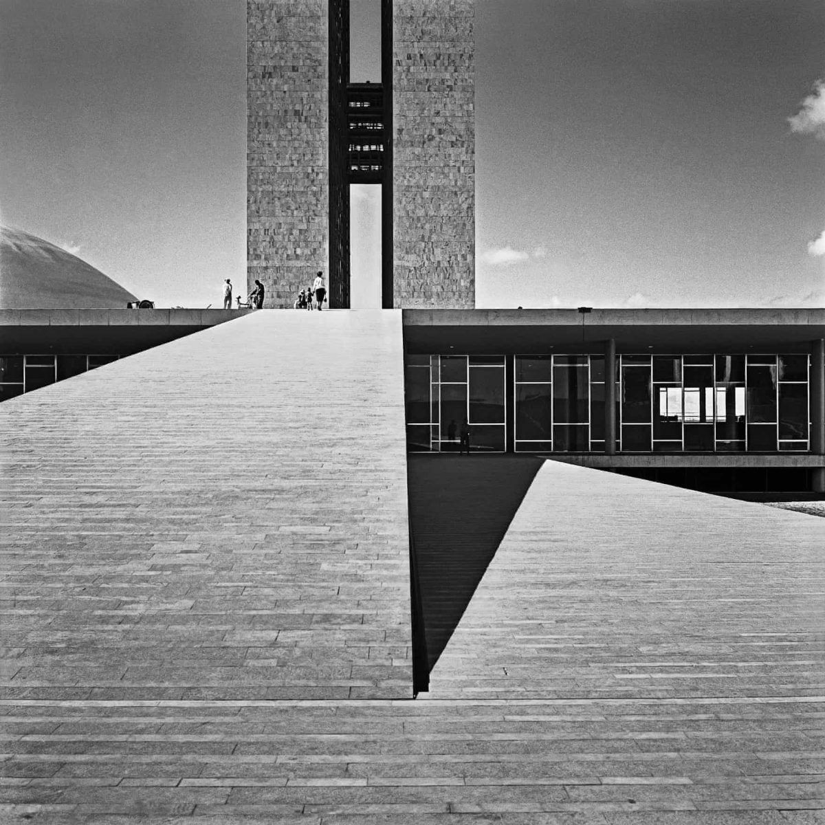 Schwarzweiss-Architekturfoto durch Marcel Gautherot