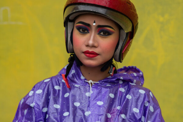 portrait of a balinese female dancer