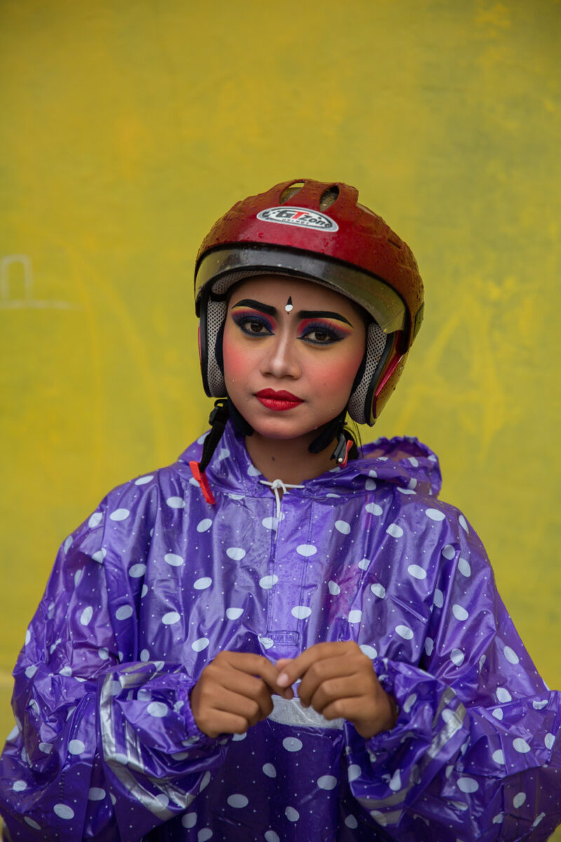 portrait of a balinese female dancer