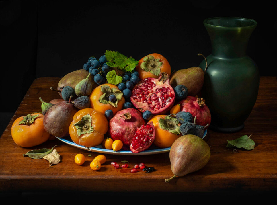 colorful still life photograph of fruits