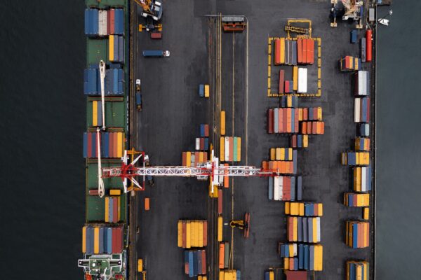 Aerial photography by Sara Zanini, La Spezia docks, Italy