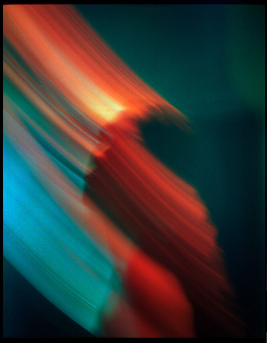 experimental color studio film portrait by Kyohyun Nam