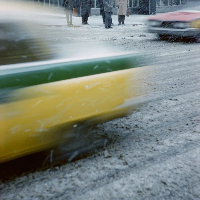 Saul Leiter street photography color, nyc,