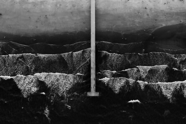 black and white landscape photo of Sullivan’s Island USA by David Goncharuk