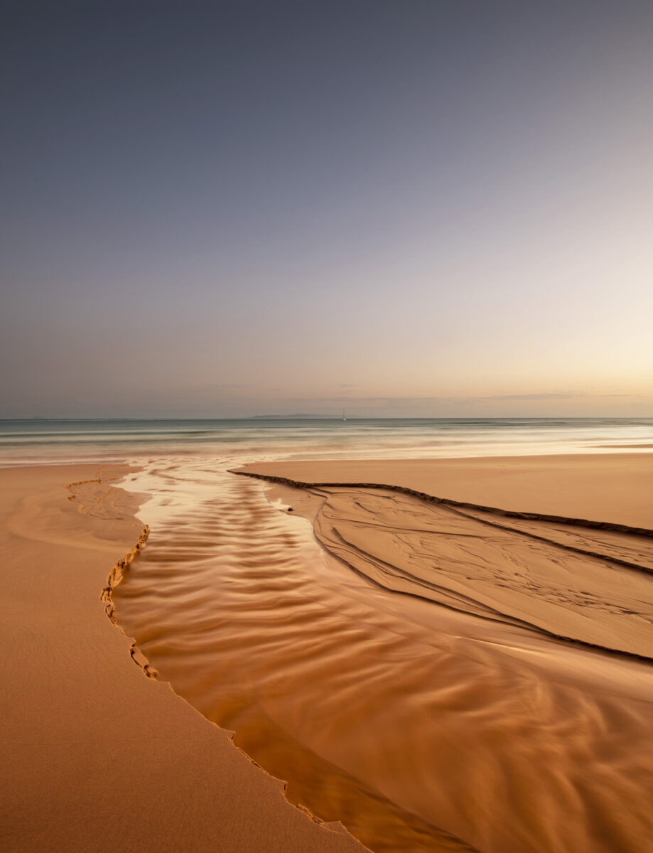 color landscape photo of coastline in Newport Beach, Australia by Mark Appleton