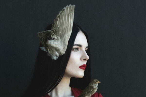 color fashion studio portrait of a female model by Olga Szewczuk