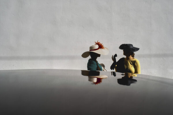 color street photo women reflexion sevilla spain