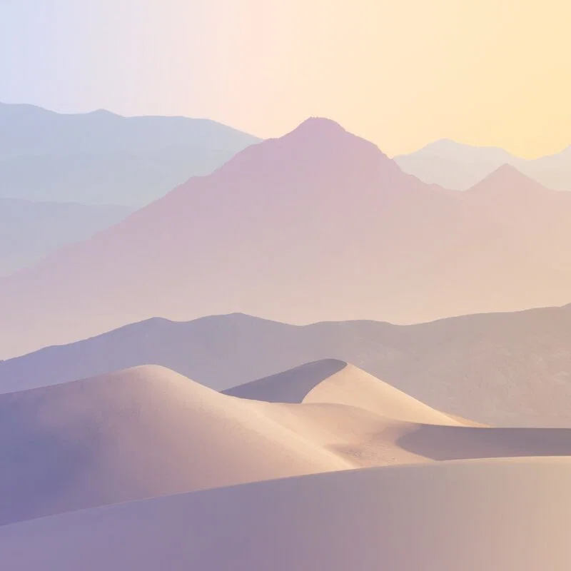 Abstract color landscape photo of sand dunes by Jerad Armijo