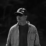 black and white portrait photo of Sudeep Lal