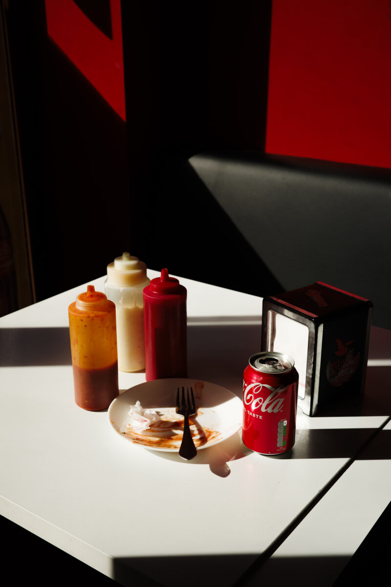 color conceptual photo of restaurant table by Victor Alfonso