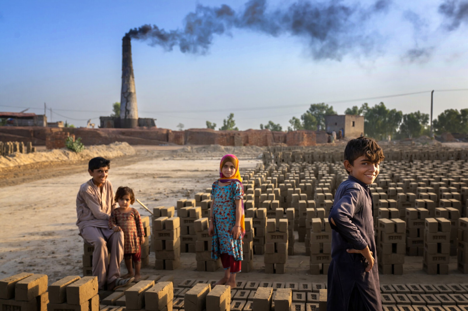 Brick factory in Islamabad, Pakistan by F. Dilek Yurdakul