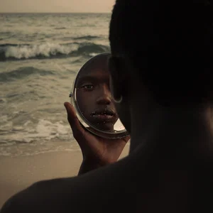 color portrait photo of man on beach by Giandomenico Veneziani