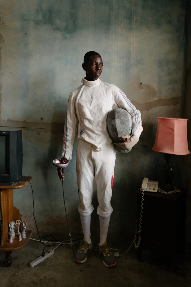 color portrait of Neisser Yoel Gálvez Tabares” - Pinar del Río, Cuba, 2025 by James Clifford Kent