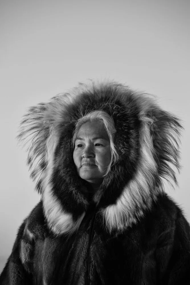 black and white portrait of Corrine Danner by Rachelle Steele