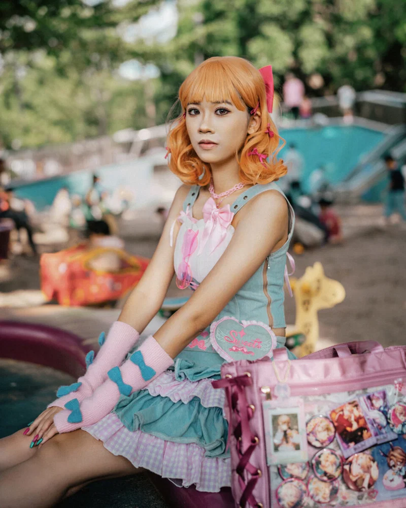 color portrait photo of young girl in Zhangzhou, China by Tianhu Yuan