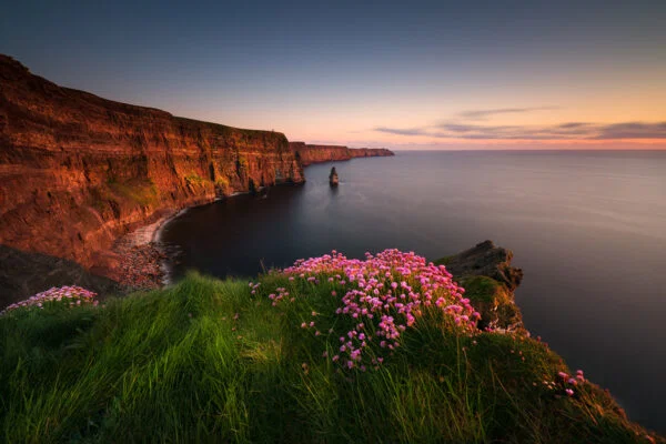 Color landscape photo of Cliffs of Moher, Ireland by Ryszard Lomnicki