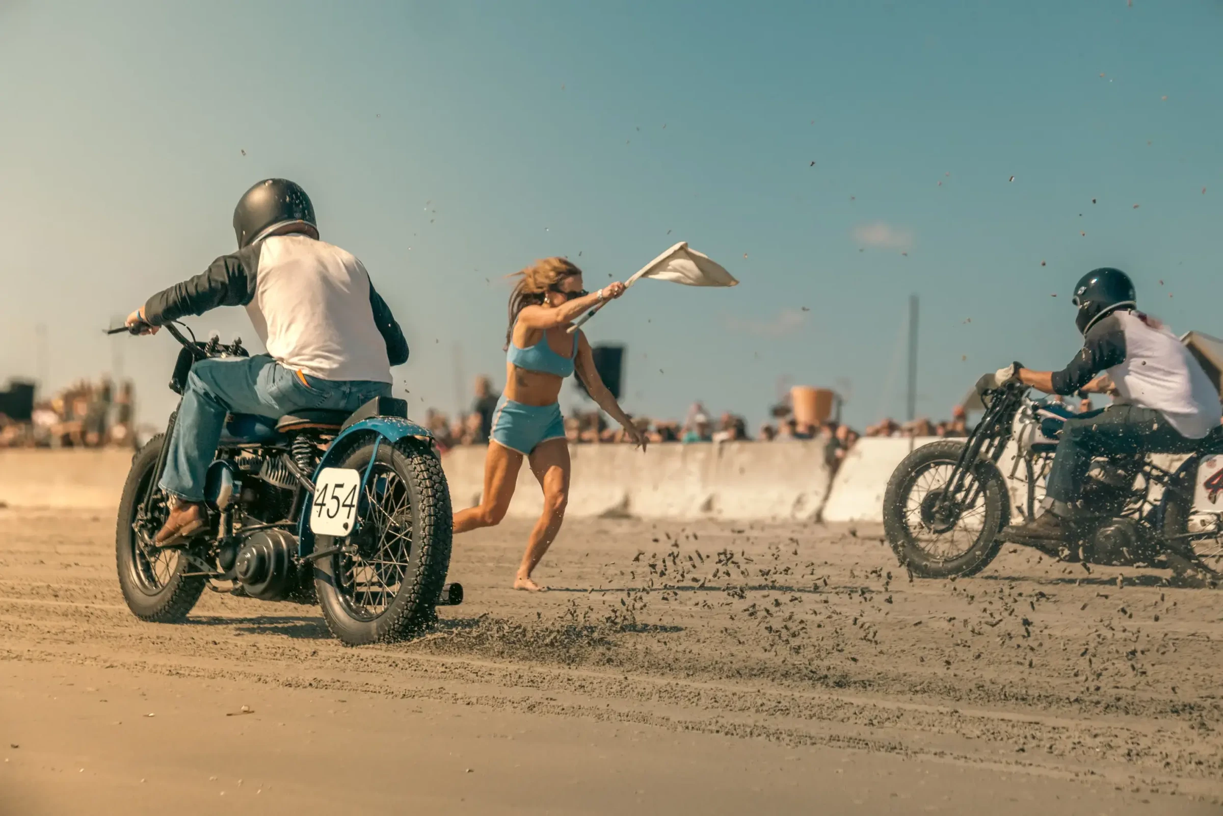 The Flag Girls by Gil Stunner