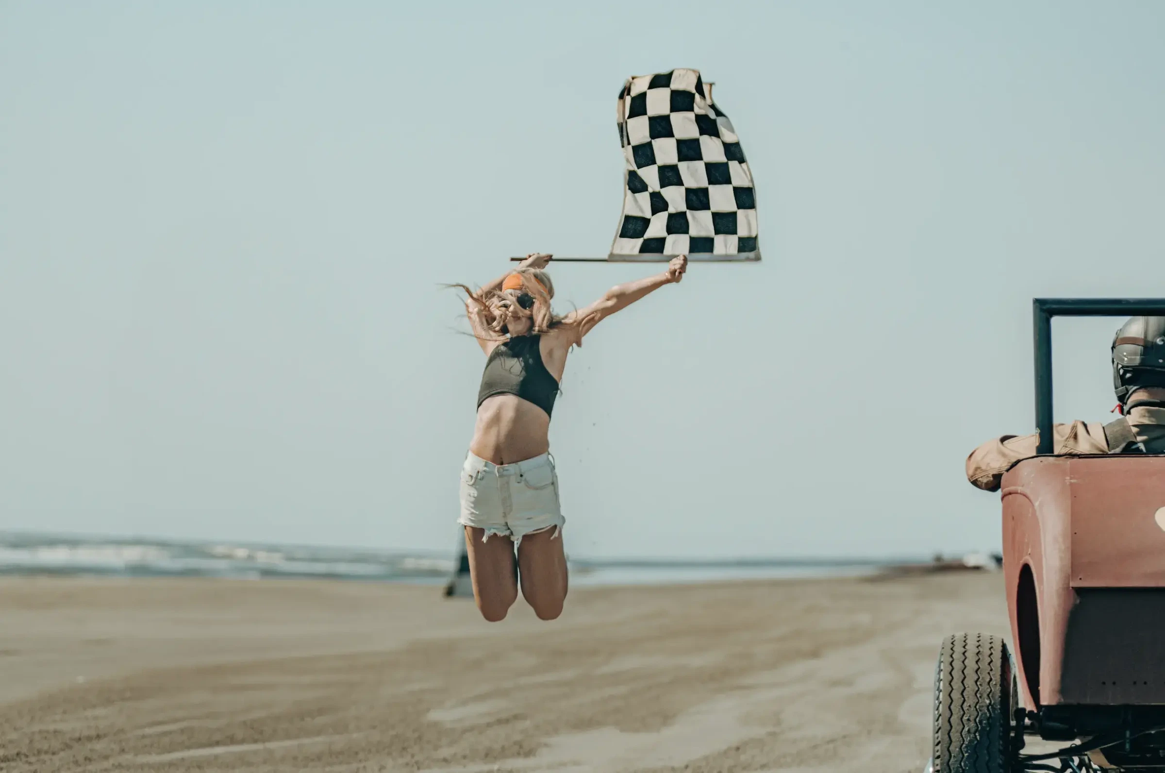 The Flag Girls by Gil Stunner