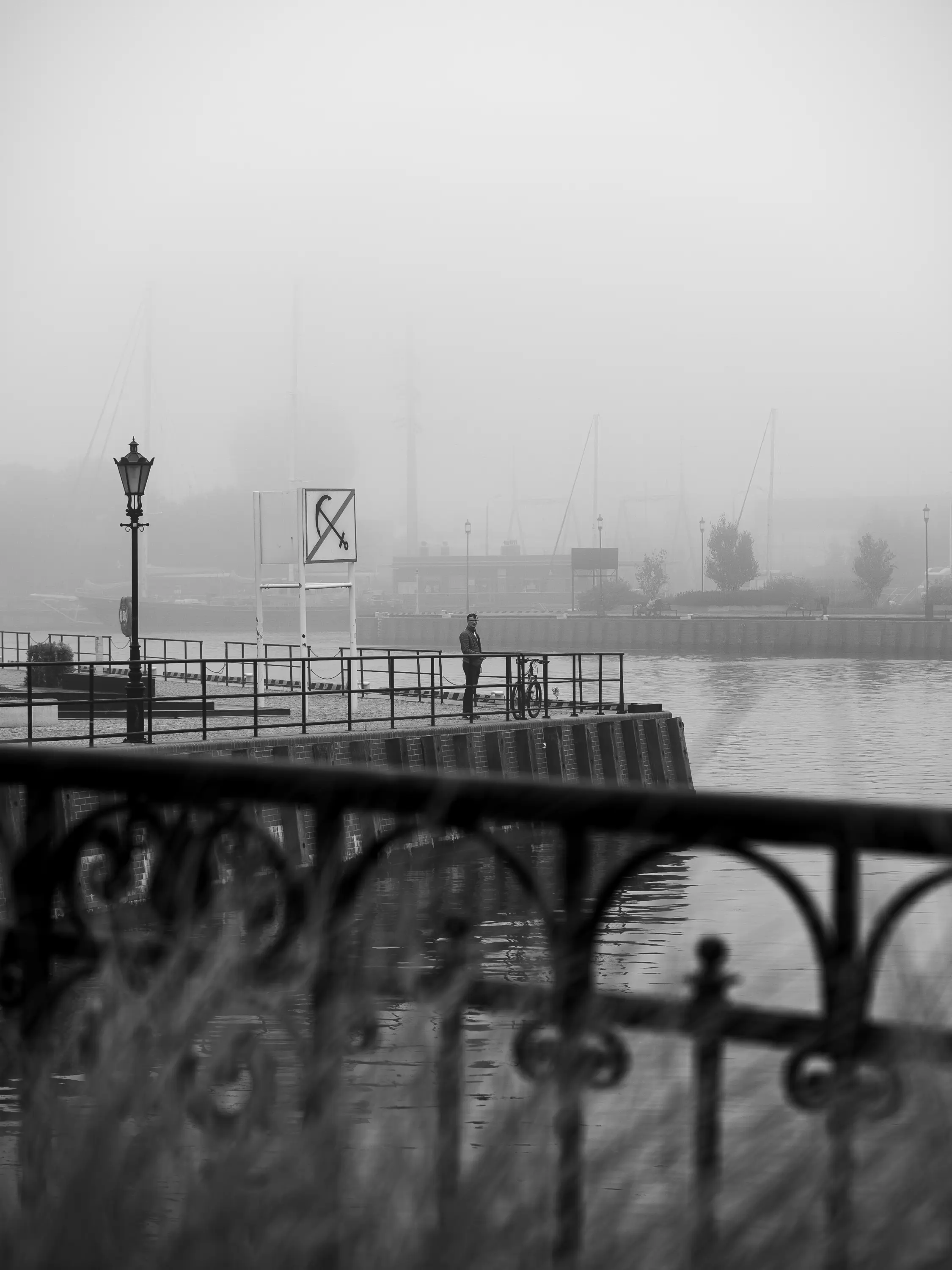 Misty morning in the city by Sylwia Sieradzka