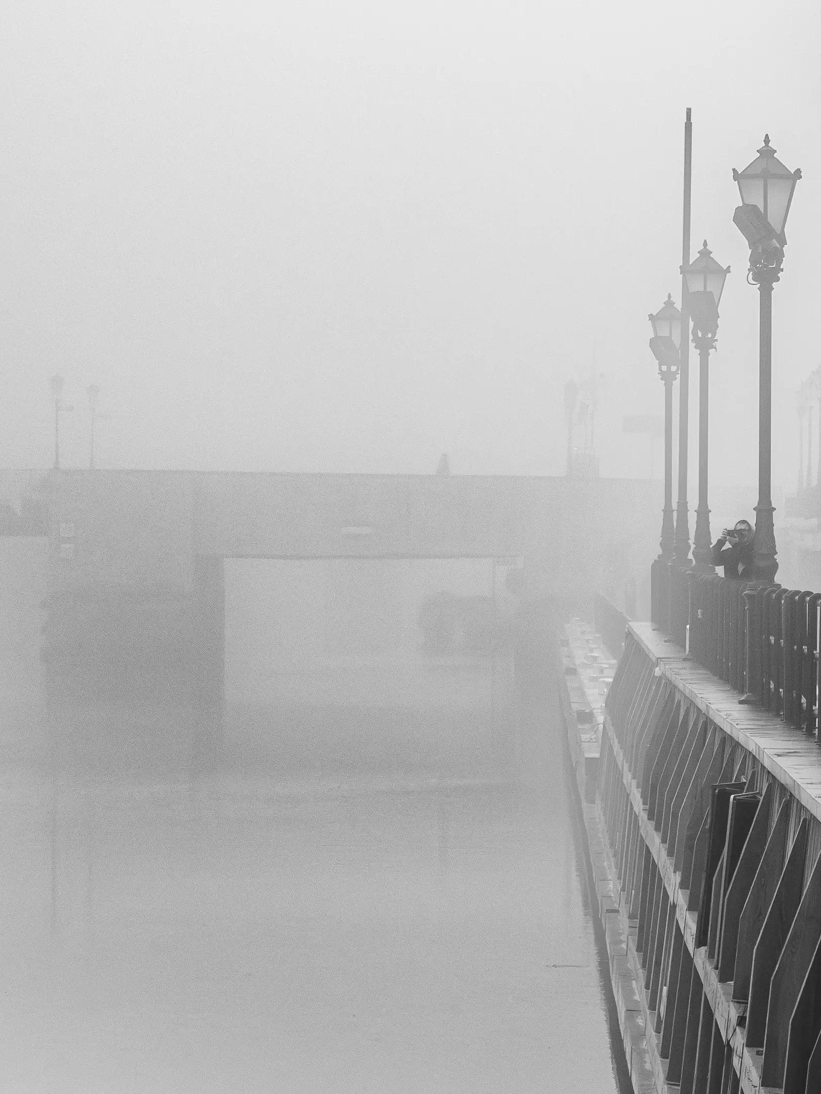 Misty morning in the city by Sylwia Sieradzka