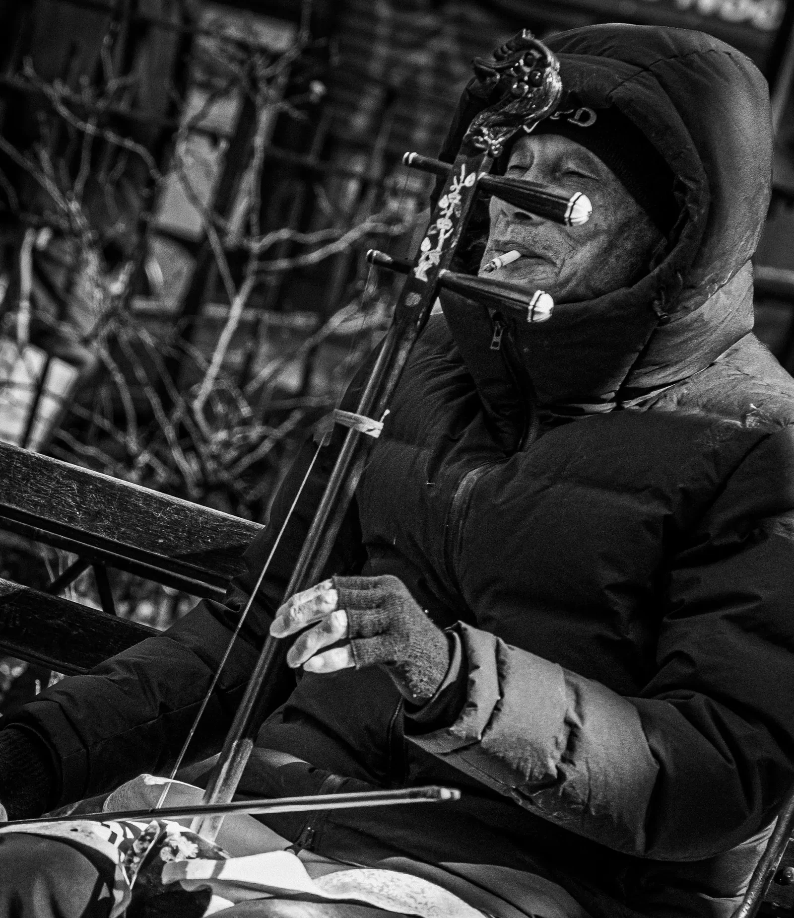 Erhu Master by Nicholas Wong