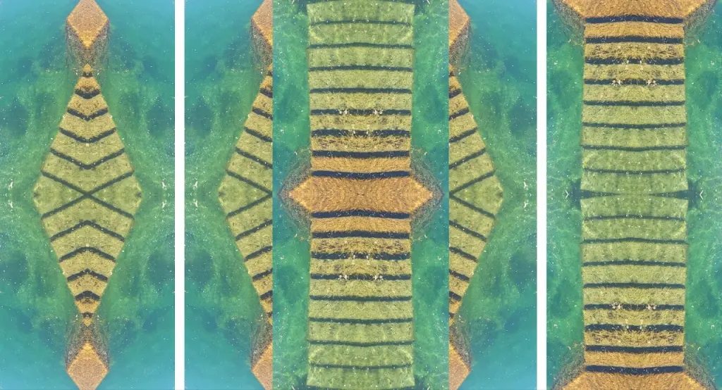 Stefan Spengler, Uferregionen-Triptychon, Digitale Fotografie und Fotomontage, 2025 by Dr. Stefan Spengler